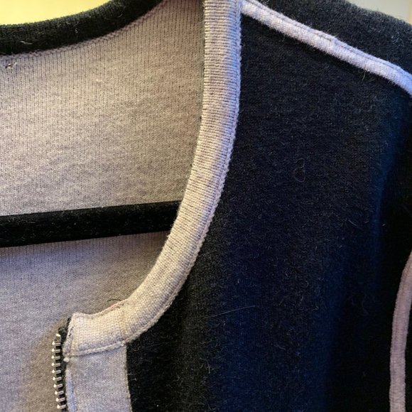 Réversible Jersey sweater 3/4, Black&Grey, Size M/L, Branded. - Picture 3 of 13